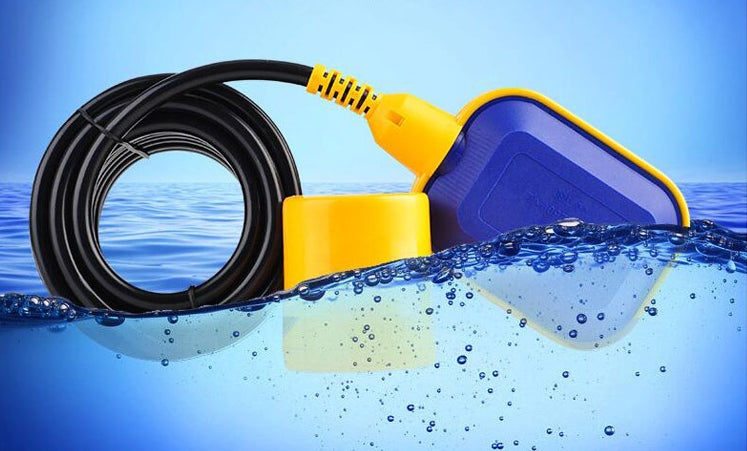 Tīra un netīra ūdens sūknis ar pludiņu, filtru, jaudīgs