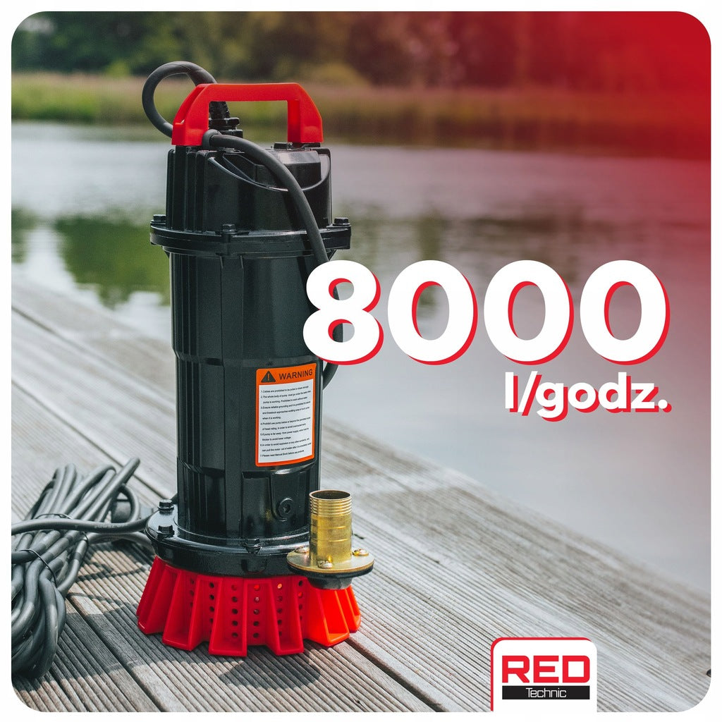 Panardinamas siurblys nešvariam, švariam, lietaus ir septiniam vandeniui 8000 l/h