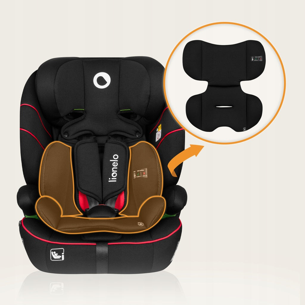 Automobilinė kėdutė 76-150 cm, pločio sėdynė 9-36 kg, I-SIZE