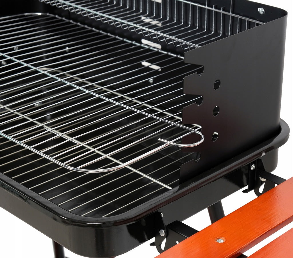 Söegrill riiulitega, rest 53x33 cm
