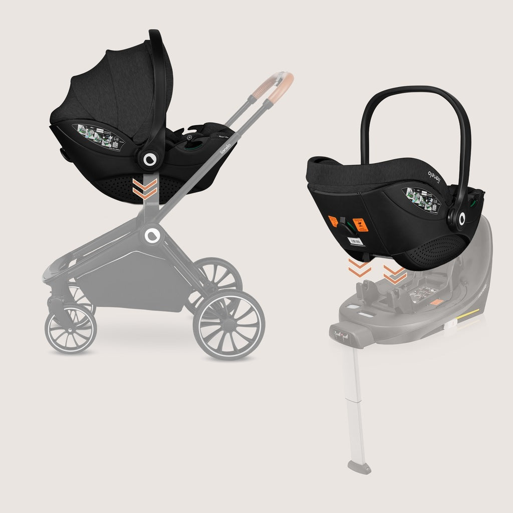 Lionelo Moxie i-Size turvaiste koos alusega 40-87cm 0-13
