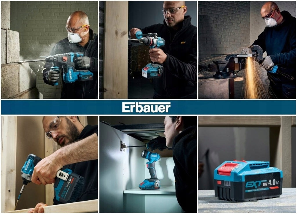 ERBAUER G2, 16in1, 3x 4Ah, ERI1078SDS, ERI1083GRD, ERI1107COM, ERI1093IPD