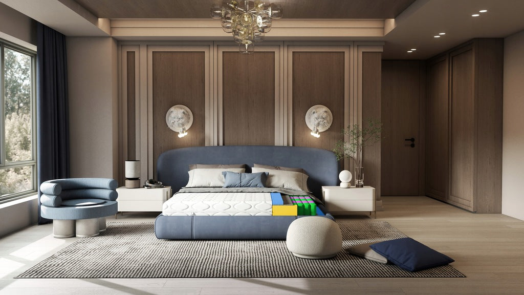 160x200 aukščiausios kokybės kišeninių spyruoklių čiužinys „ProRocket“ patogus H3