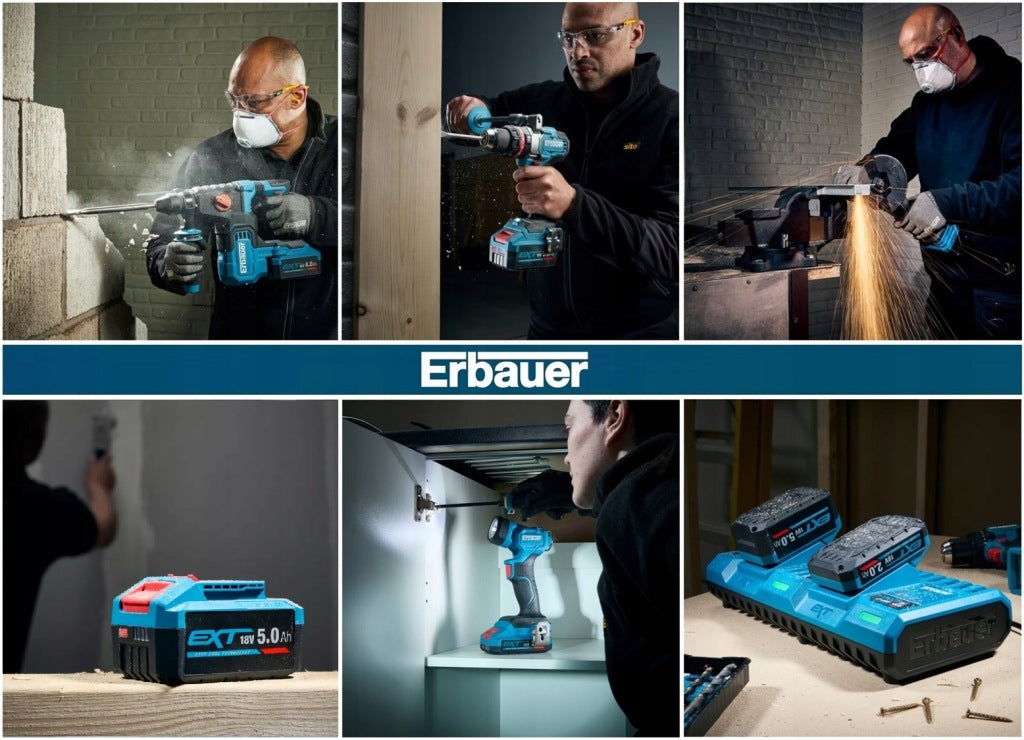 ERBAUER G2, COMBO 15in1, 3x 5Ah, ERI1078SDS, ERI1083GRD, ERI1107COM, GROZS