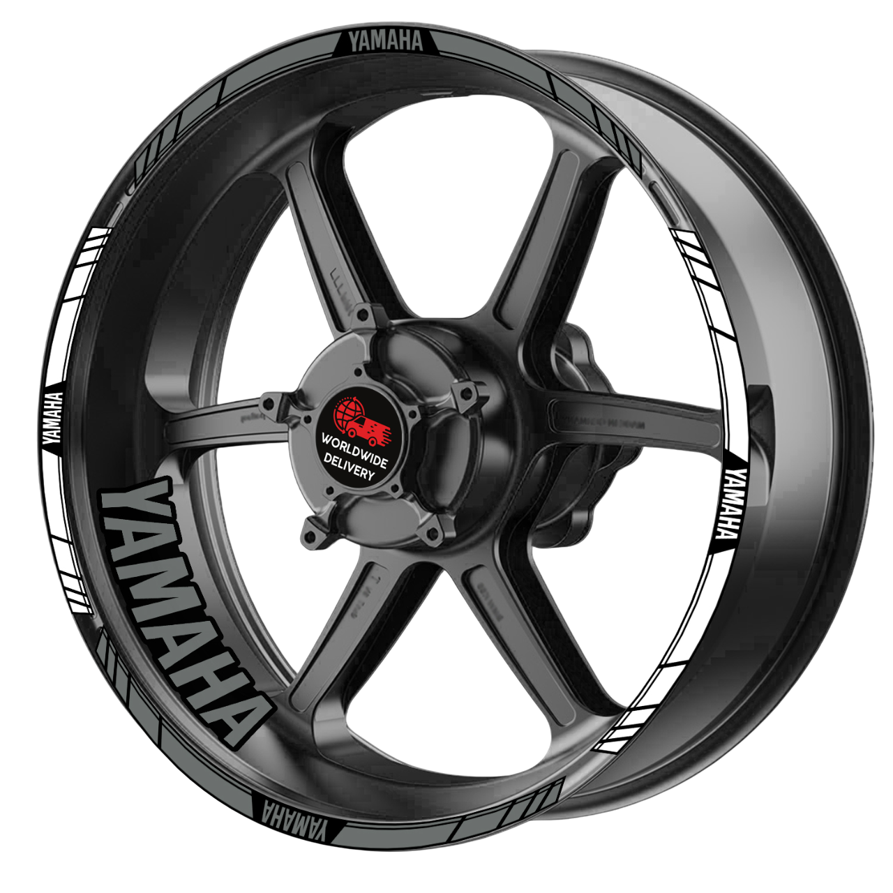 Yamaha motociklo ratlankių lipdukai rinkinukas