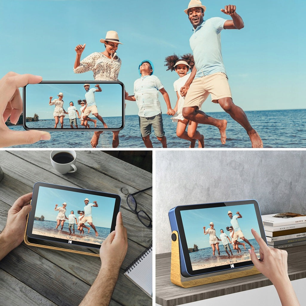 Digitaalne pildiraam puuteekraaniga, fotodele ja videotele, 10,1 tolli, RWF-108V, sinine