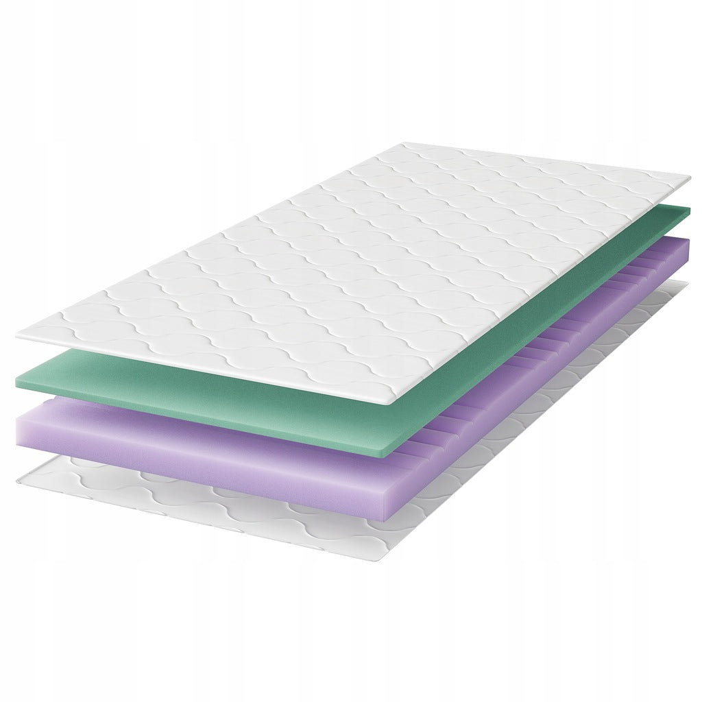 Putų čiužinys 90x200 hipoalerginis ADDISON patogus 15 cm užvalkalas H2/H3
