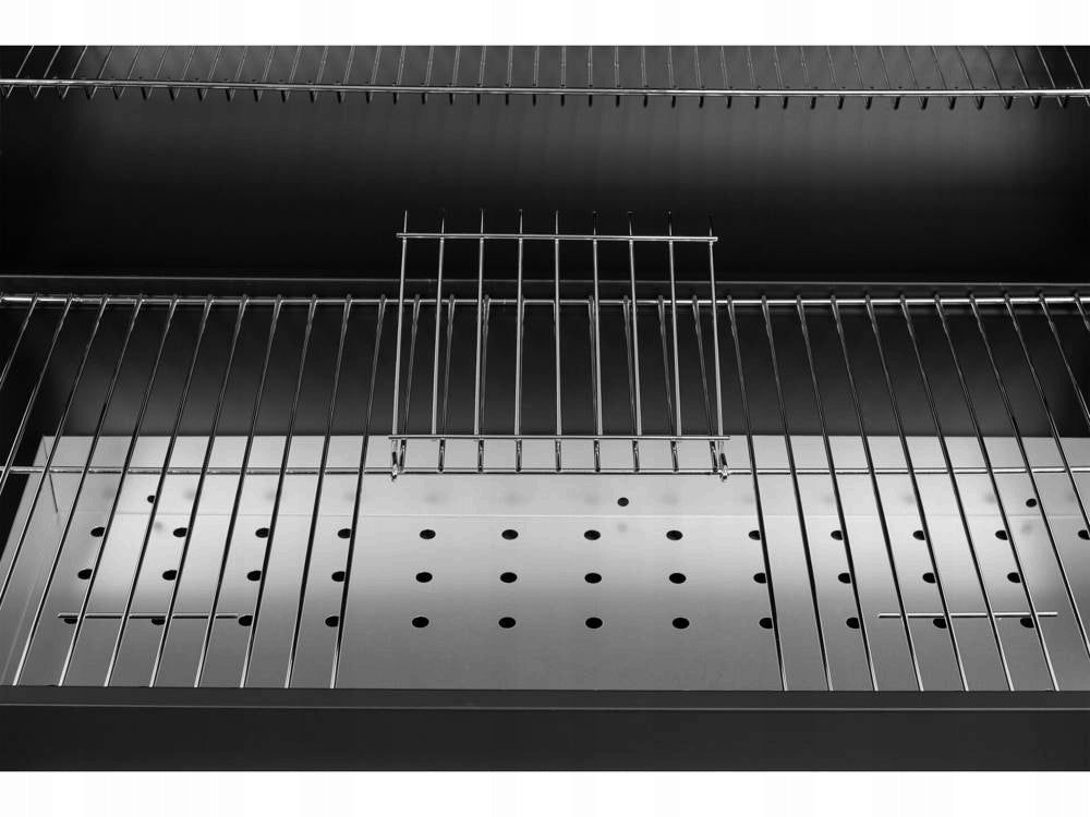 Aia söegrill ratastel, riiulid