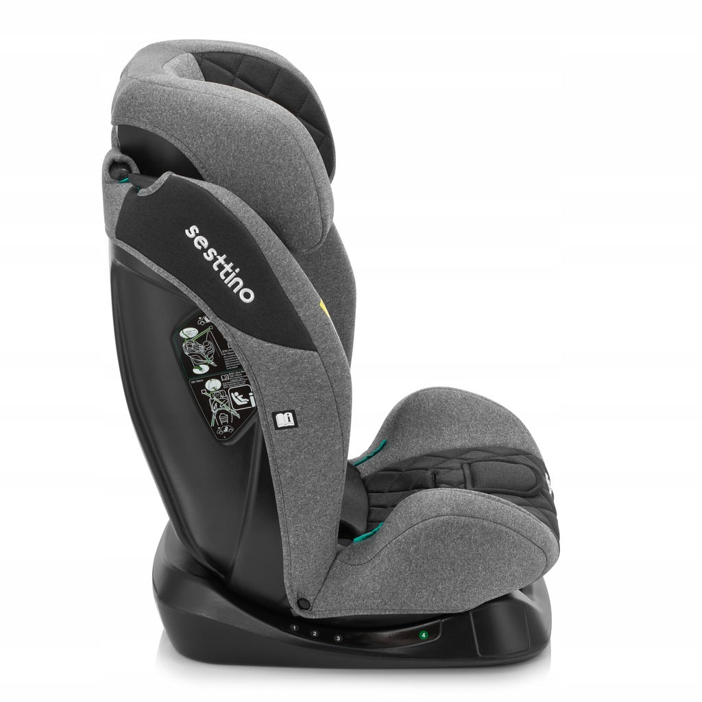 Sesttino Secure Pro automobilinė kėdutė 0-36 40-150cm su miegojimo funkcija ir stogeliu