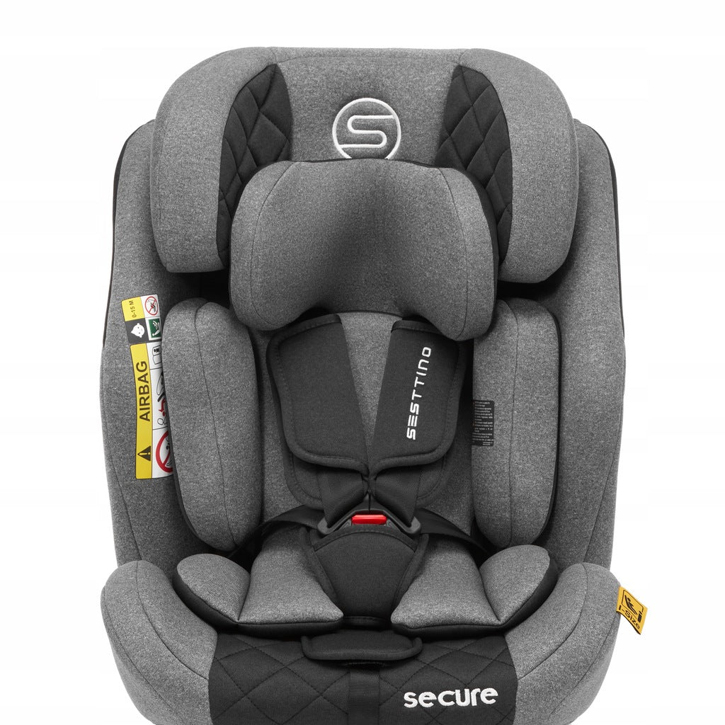 Sesttino Secure Pro automobilinė kėdutė 0-36 40-150cm su miegojimo funkcija ir stogeliu