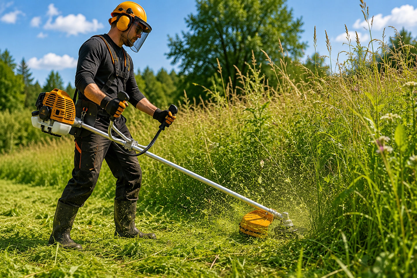 GALINGAS BENZININIS ŽOLĖS KRŪMAPJOVĖS PRO 51,7 CM DIDELIS KRŪMAPJOVIŲ RINKINYS