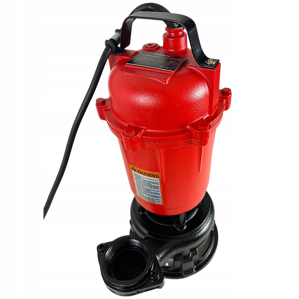 Puhas- ja mustaveepump septikutele, purustajaga, malm, 3300 W, 30 m voolik