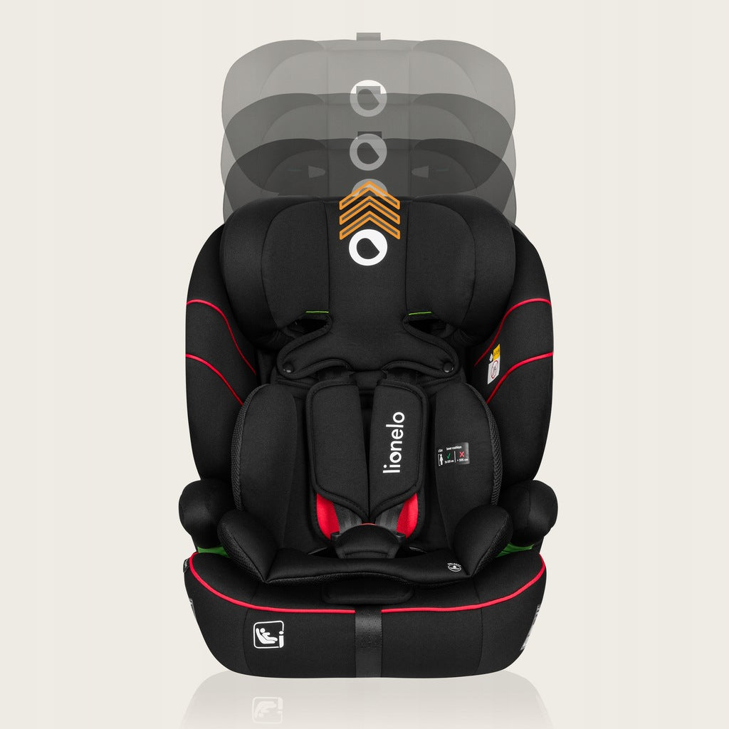 Automobilinė kėdutė 76-150 cm, pločio sėdynė 9-36 kg, I-SIZE
