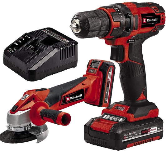 „Einhell TC-TK 18 Li Kit“ atsuktuvo-grąžto rinkinys + šlifuoklis