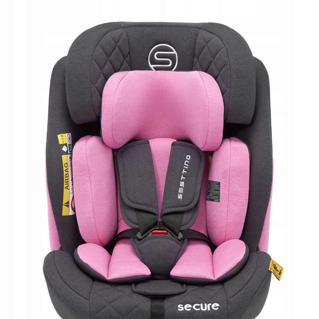 Sesttino SecurePro vaikiška automobilinė kėdutė 0-36 kg, saugi 40-150 cm