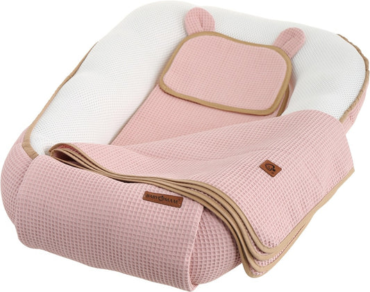 Kūdikių „Cocoon Air 3D“ saugaus miego komplektas, lizdelis, žaidimų aikštelės komplektas, „BabyMam“