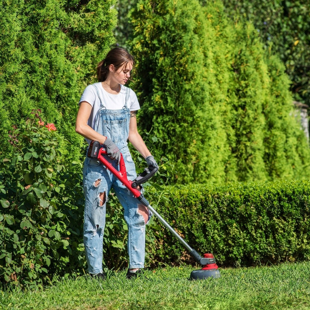 Akumulatora trimmeris ar piederumiem
