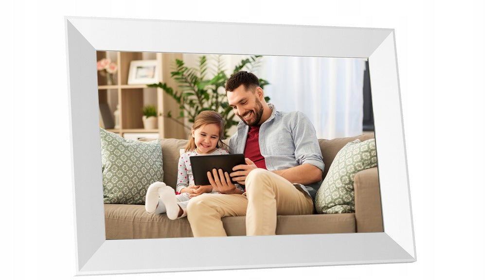 10,1 colio skaitmeninis nuotraukų rėmelis su jutikliniu ekranu, nuotraukos, vaizdo įrašai, Wi-Fi programėlė