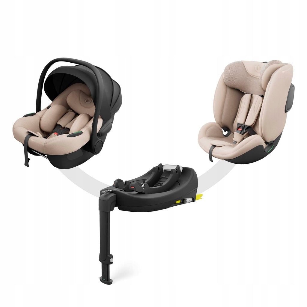 Kinderkraft I-LITE automobilinė kėdutė kūdikiams, 40-87 cm, 0-13 kg, smėlio spalvos