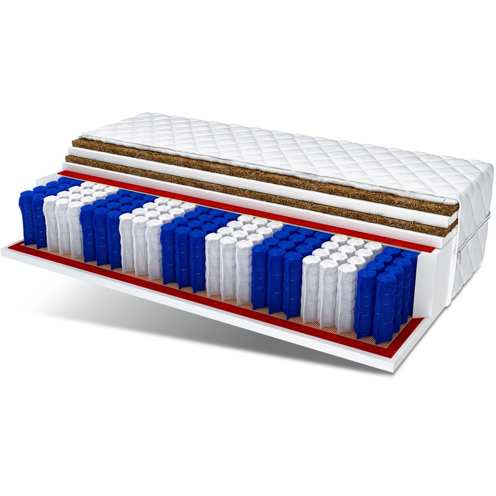 Čiužinys 200x200 kišeninis 2x kokoso HOME MAX DVIGUBAS