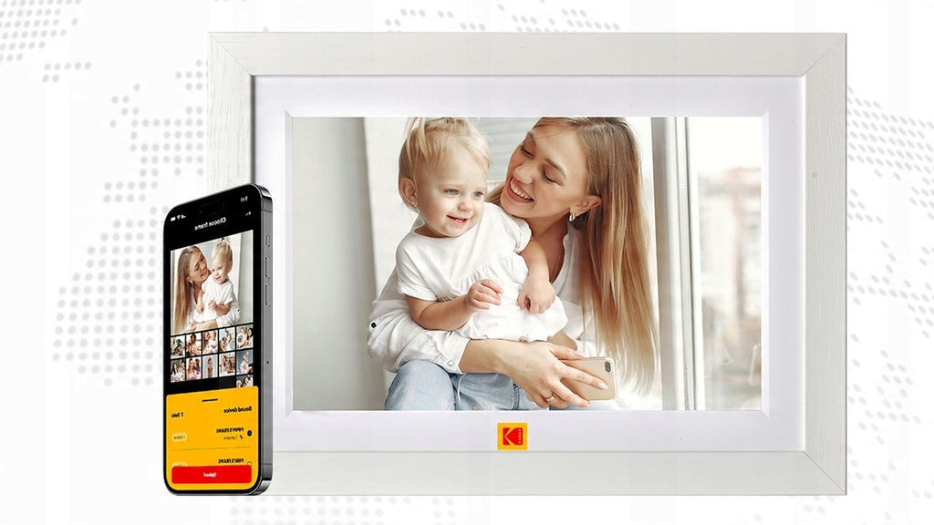 KODAK skaitmeninis nuotraukų rėmelis su jutikliniu ekranu
