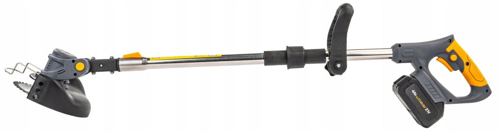 Akutoitega võsalõikur, ratastega muruniiduk, tarvikute komplekt, 2 x 4 Ah, 21 V