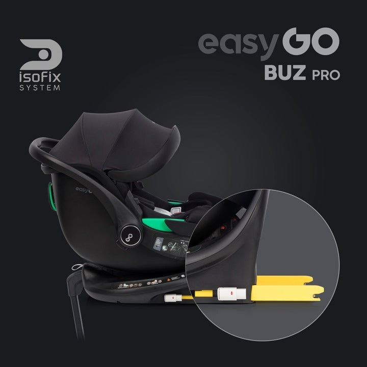 PASUKAMA AUTOMOBILINĖ KĖDUTĖ + ISOFIX PAGRINDAS I-SIZE 0-13 KG 0-87 CM