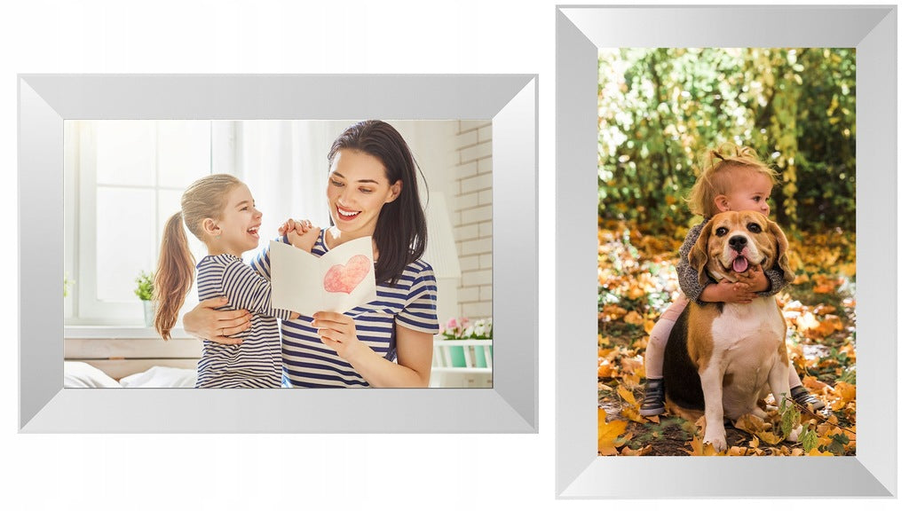 10,1 colio skaitmeninis nuotraukų rėmelis su jutikliniu ekranu, nuotraukos, vaizdo įrašai, Wi-Fi programėlė