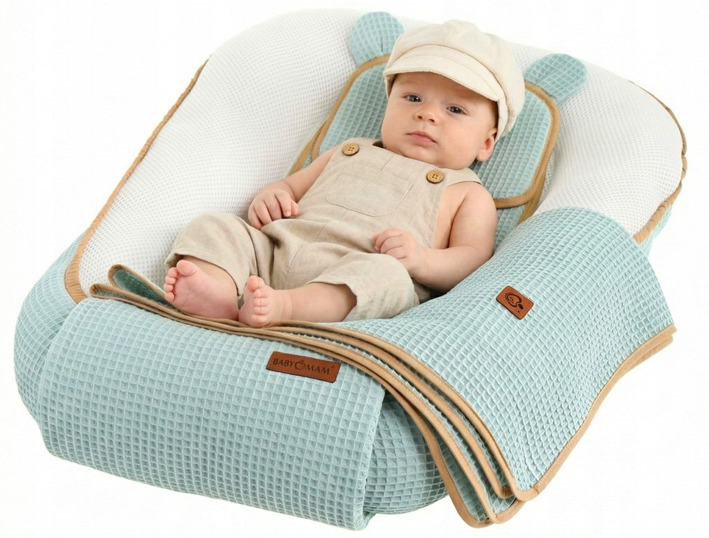 BabyMam Cocoon Air 3D beebiohutu une komplekt, pesa, mängukomplekt
