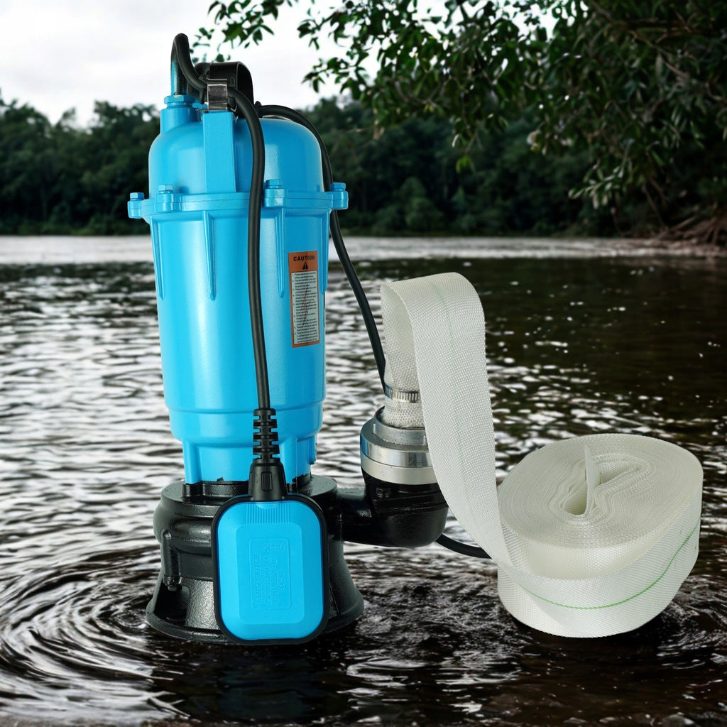 Sukelpump määrdunud veele septikutesse koos purustajaga, võimsus 750 W, 20 m voolik