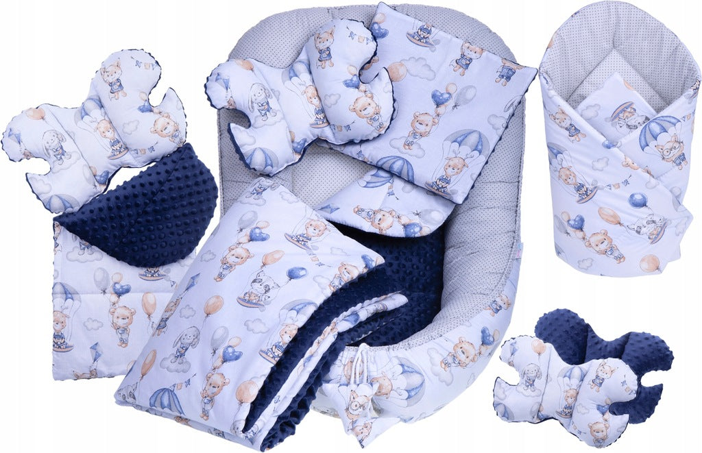 Beebipesa „Minky“ XXL komplekt „BabyMam“, 7-osaline