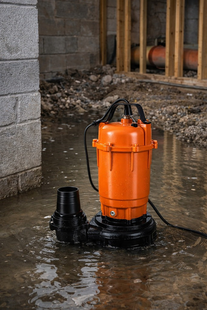 vandens nuosėdų siurblys 17000 l/h 750W galingas rinkinys