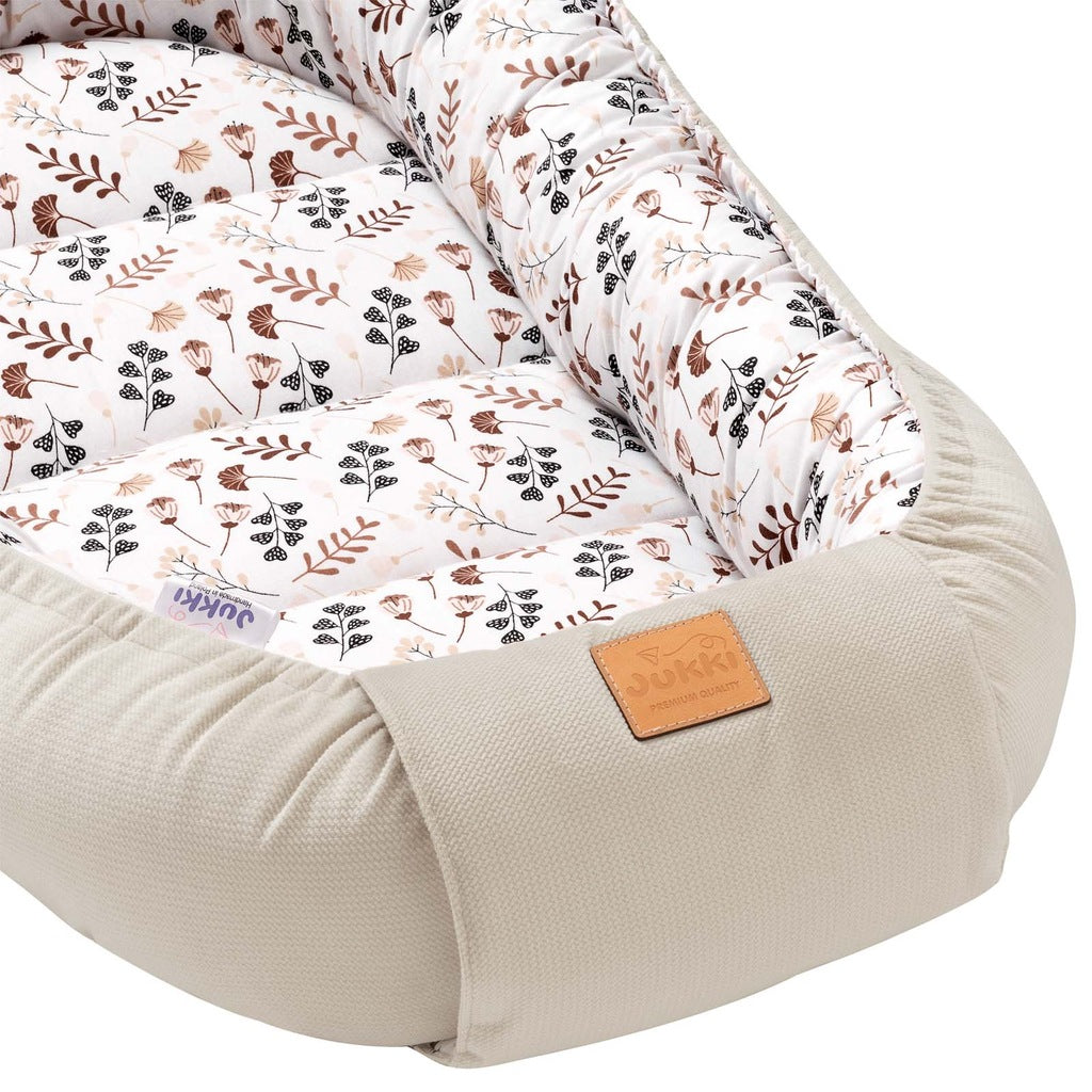 Kūdikių rinkinys 5in1 Kokono komforto aksomas Jukki
