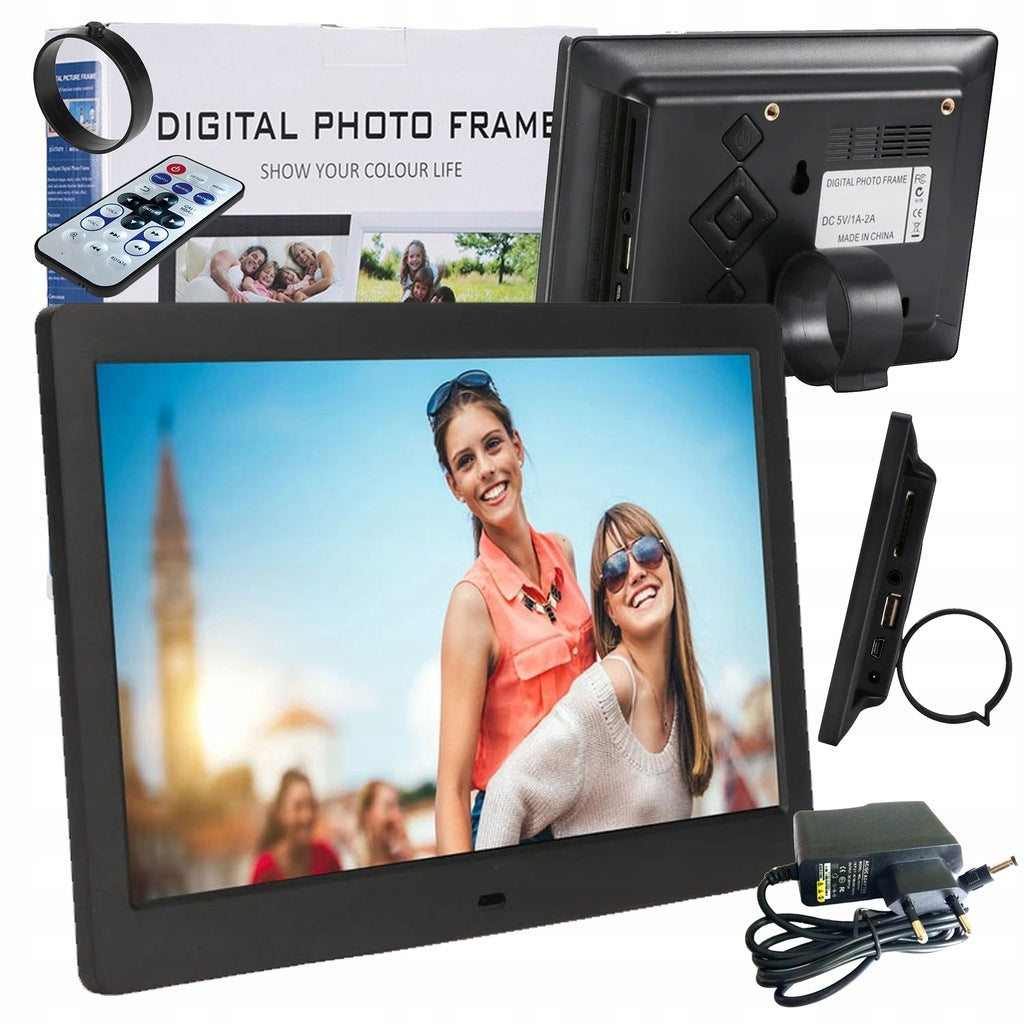 digitālais foto rāmis 10 collu IPS HD ekrāns