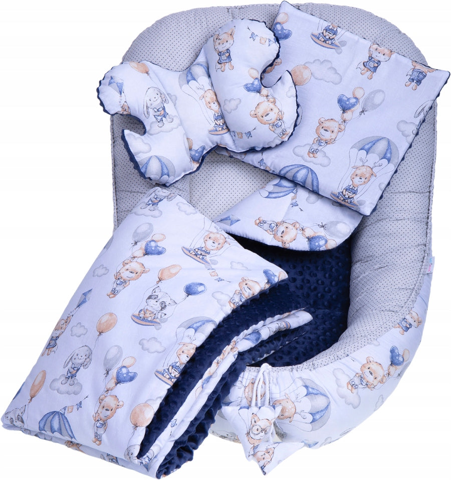 Beebipesa „Minky“ XXL komplekt „BabyMam“, 7-osaline