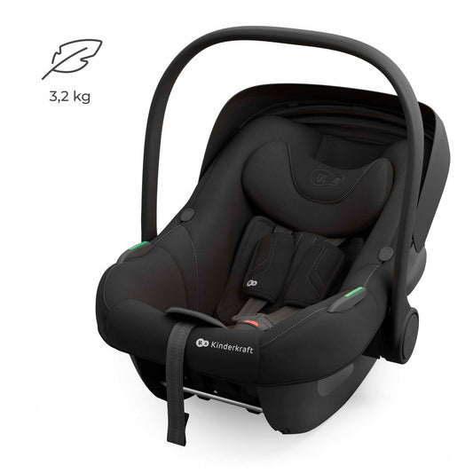 Kinderkraft I-LITE automobilinė kėdutė kūdikiams, 40-87 cm, 0-13 kg, juoda