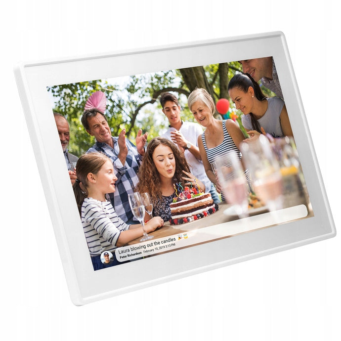 Skaitmeninis nuotraukų rėmelis su FRAMEO 15.6"/1920x1080 IPS/16GB, baltas