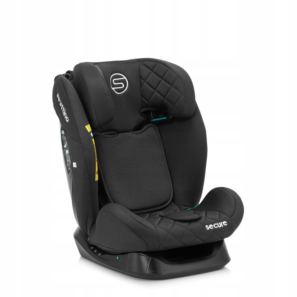 Sesttino SecurePro vaikiška automobilinė kėdutė 0-36 kg, saugi 40-150 cm