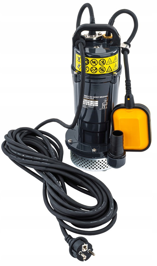 Švaraus ir nešvaraus vandens siurblys su plūde, panardinamas, galingas 750 W, 6000 l/h