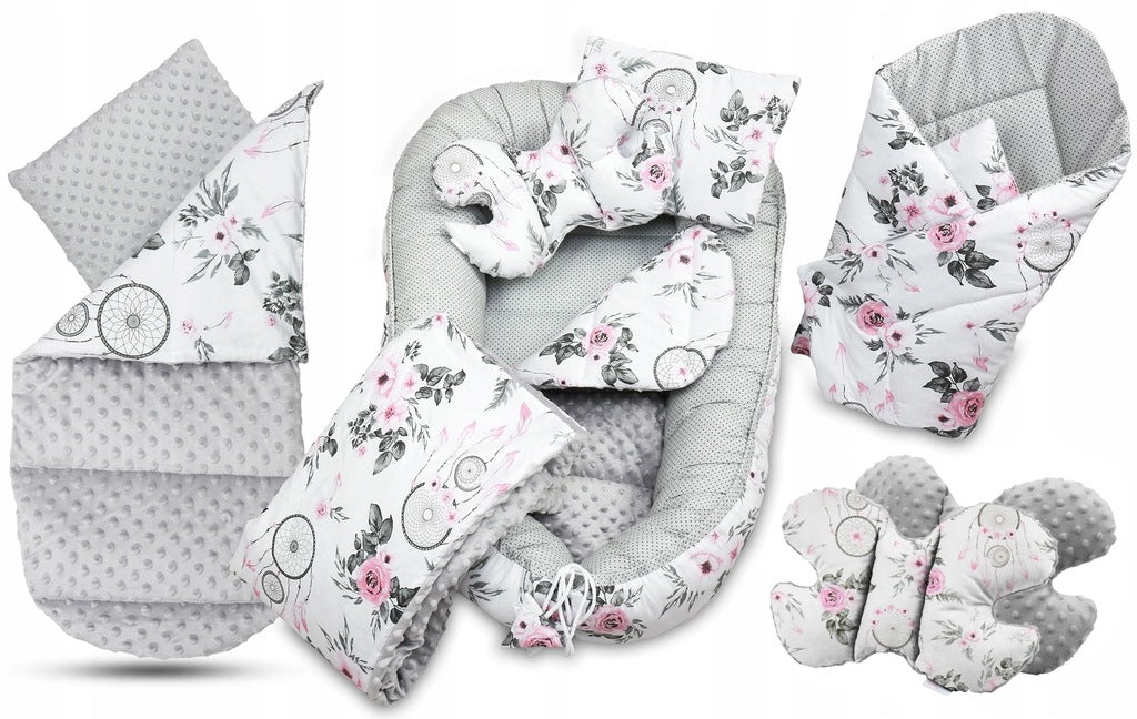Beebipesa „Minky“ XXL komplekt „BabyMam“, 7-osaline