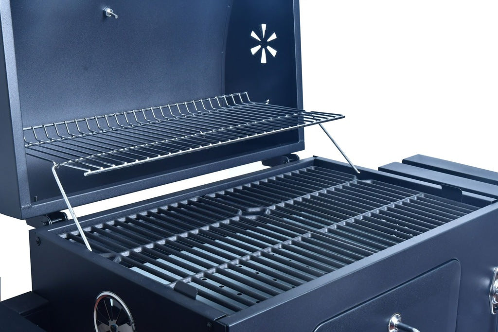Aiaga söegrill, malmist resti kaaned riiulid