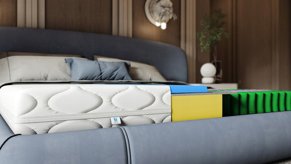 160x200 aukščiausios kokybės kišeninių spyruoklių čiužinys „ProRocket“ patogus H3