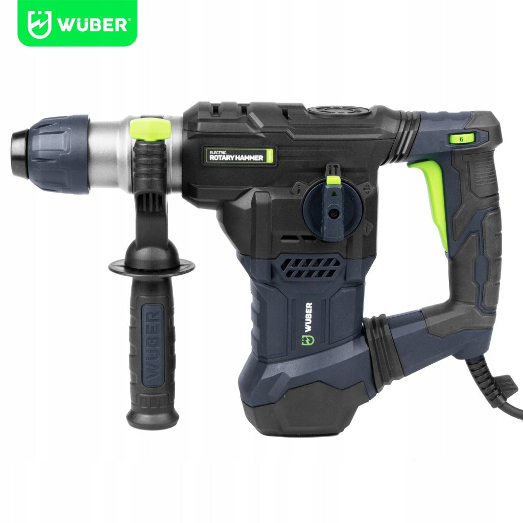 1500 W smūginis gręžtuvas, 6 J smūginis plaktukas, stiprus SDS + gręžimo smaigalys