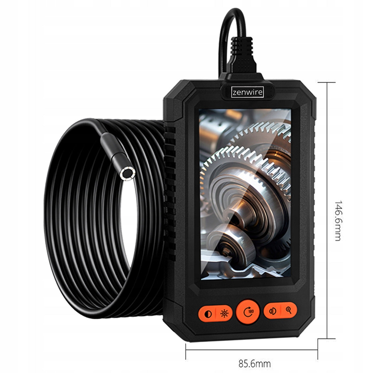 Endoskoopiline kontrollkaamera Full HD IPS USB-C-ga, 5 m