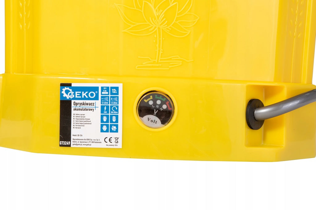 12 litrų akumuliatorinis purkštuvas