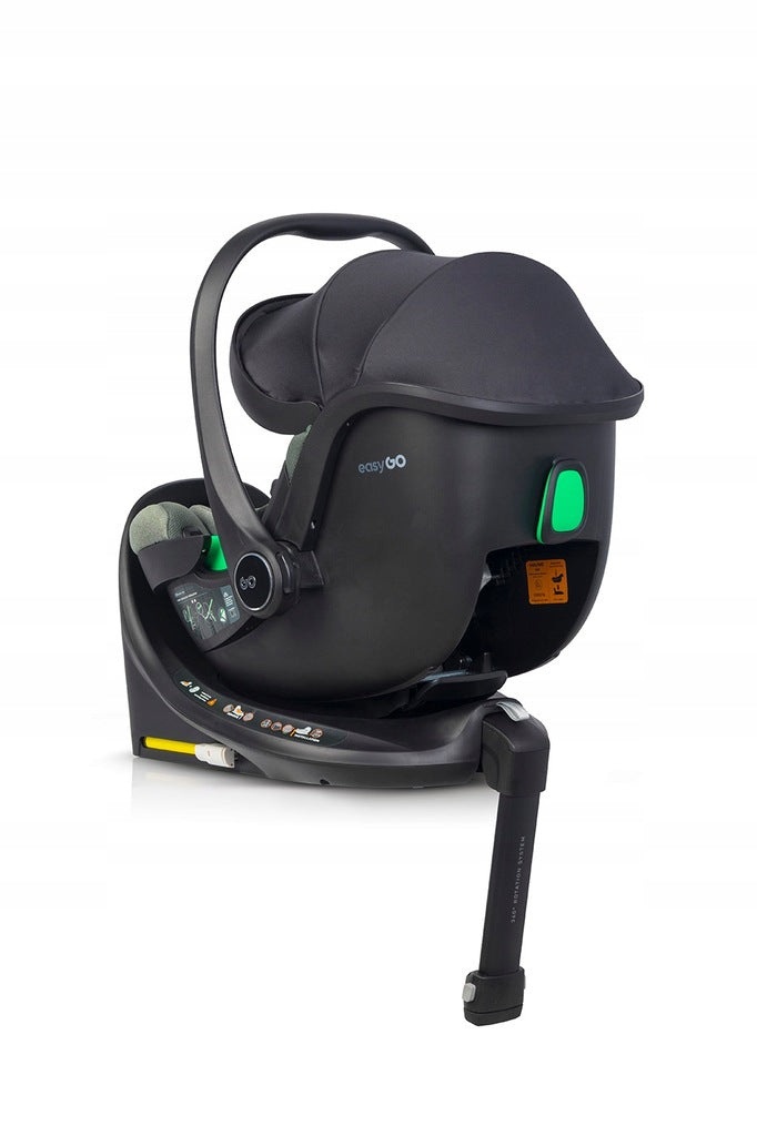 Pasukama vaiko automobilinė kėdutė su ISOFIX pagrindu 2in1 i-SIZE 0-13KG