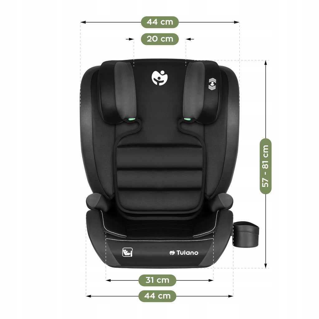 Autoiste 15-36 kg TULANO ISOFIX alus 100-150 cm