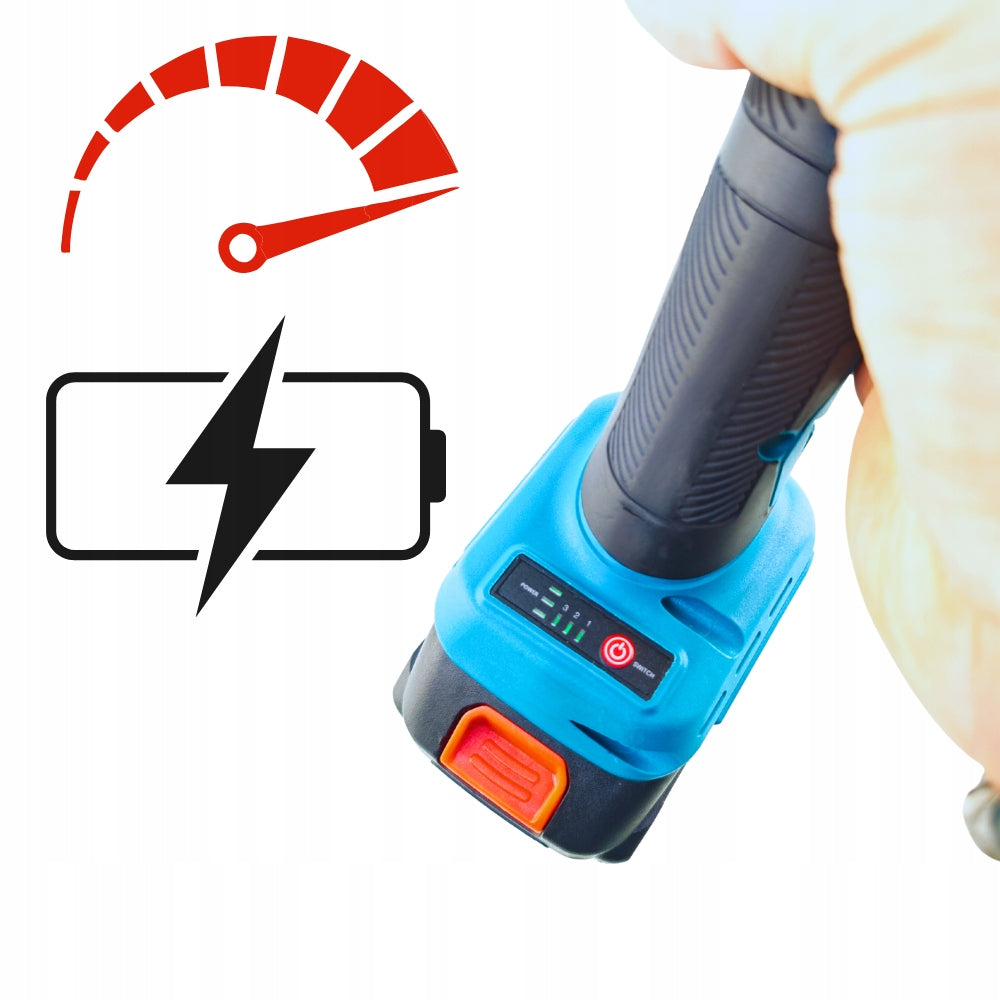 24/48 V 5 Ah akumuliatorinių elektrinių įrankių, atsuktuvo, šlifuoklio 2 viename rinkinys