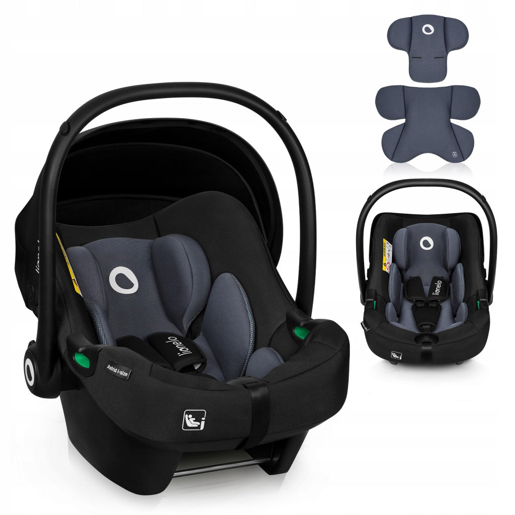 Automobilinė kėdutė 0-13 kg, 40-87 cm. ADAC sertifikatas. juoda