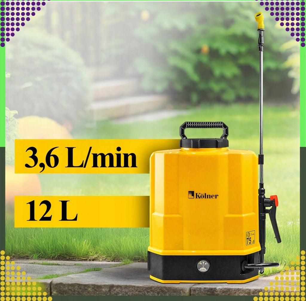 12 l akumuliatorinis purkštuvas